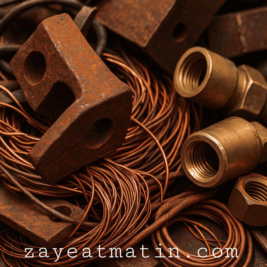 ضایعات متین خرید و فروش ضایعات آهن، مس و برنج در شرق تهران نارمک